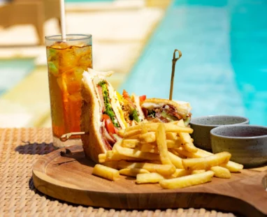 Resto - frenchfries & ice tea